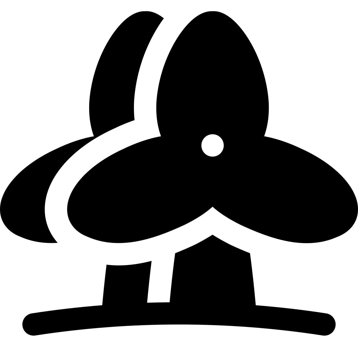 puffy filled style turbine eoliche icon