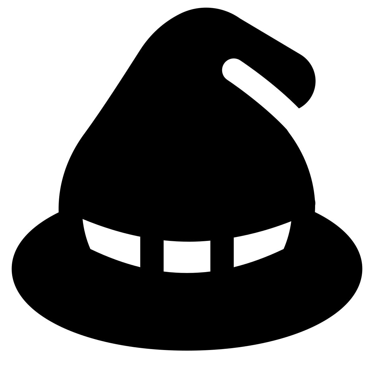 puffy filled style hexe icon