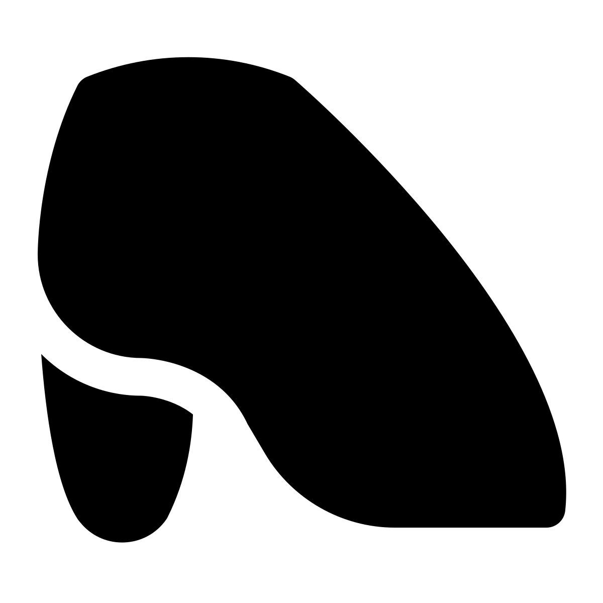 puffy filled style zapato dama icon