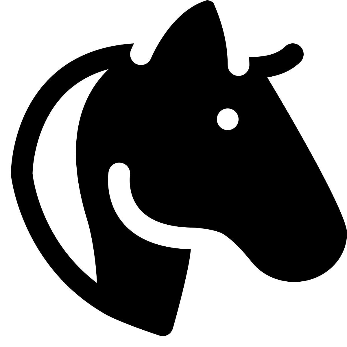 puffy filled style 말의 해 icon