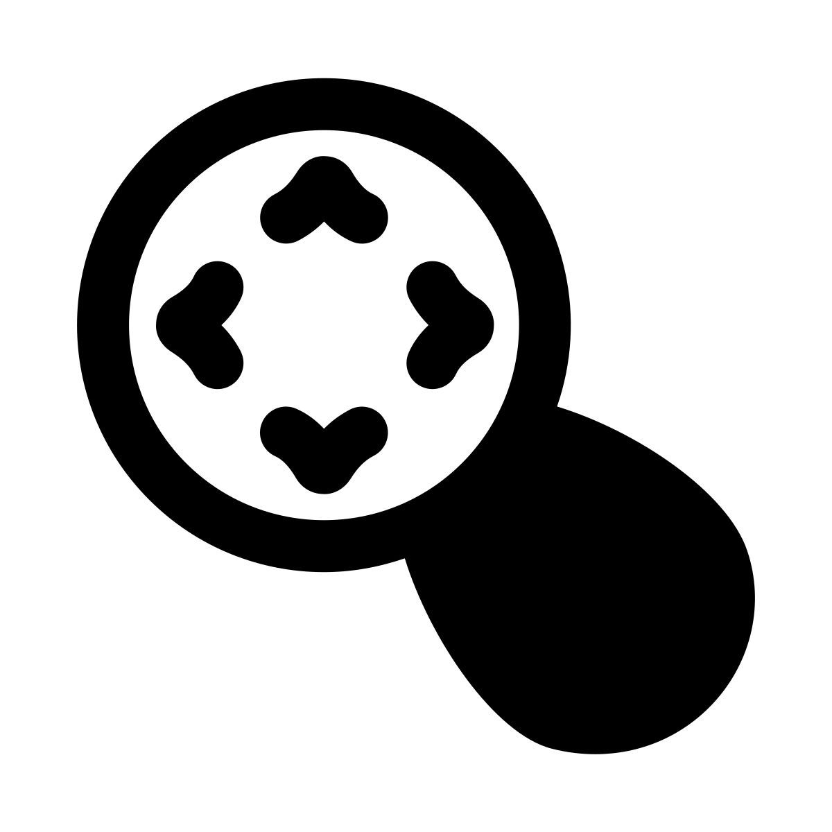 puffy filled style zoom to extents icon