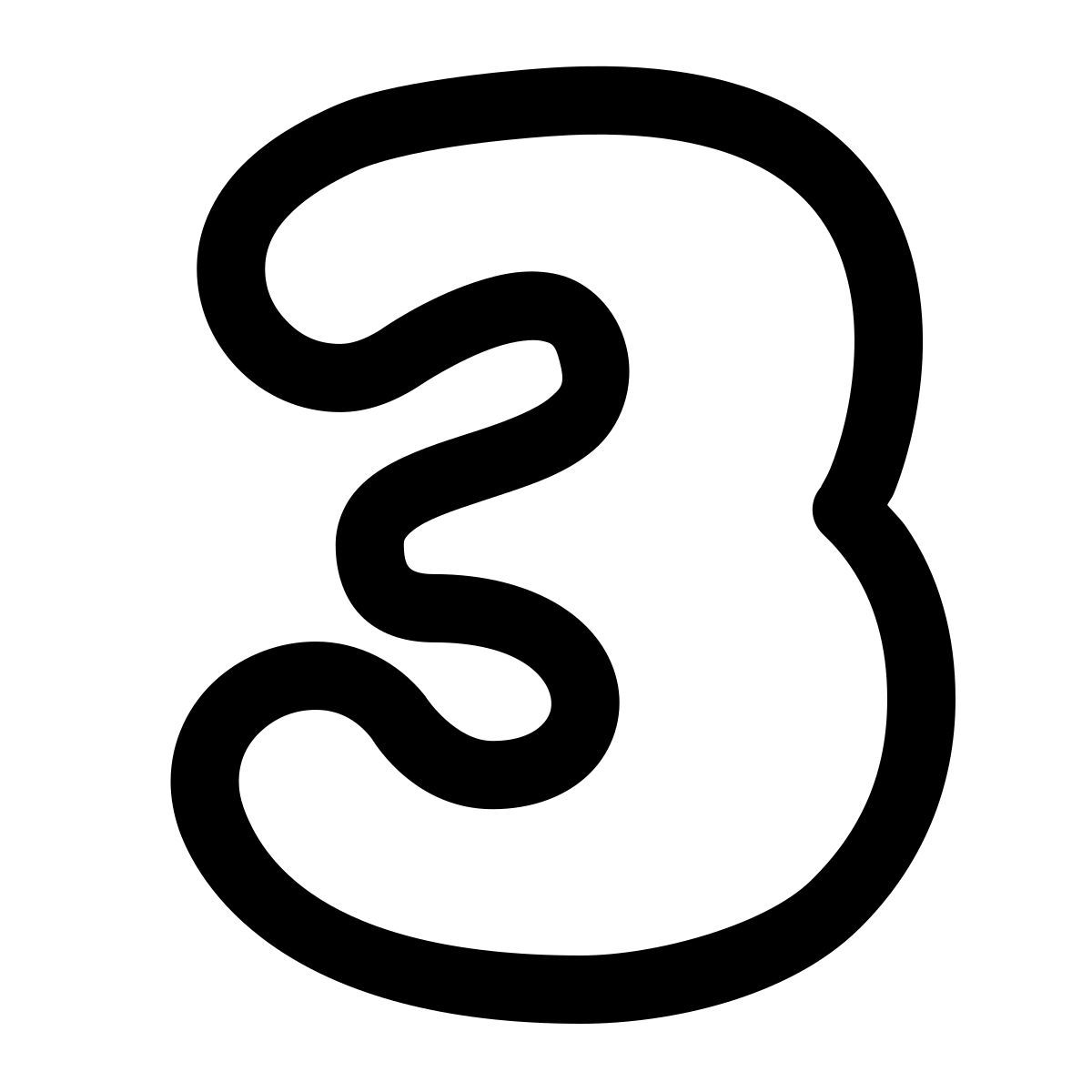 puffy outline style 3 icon