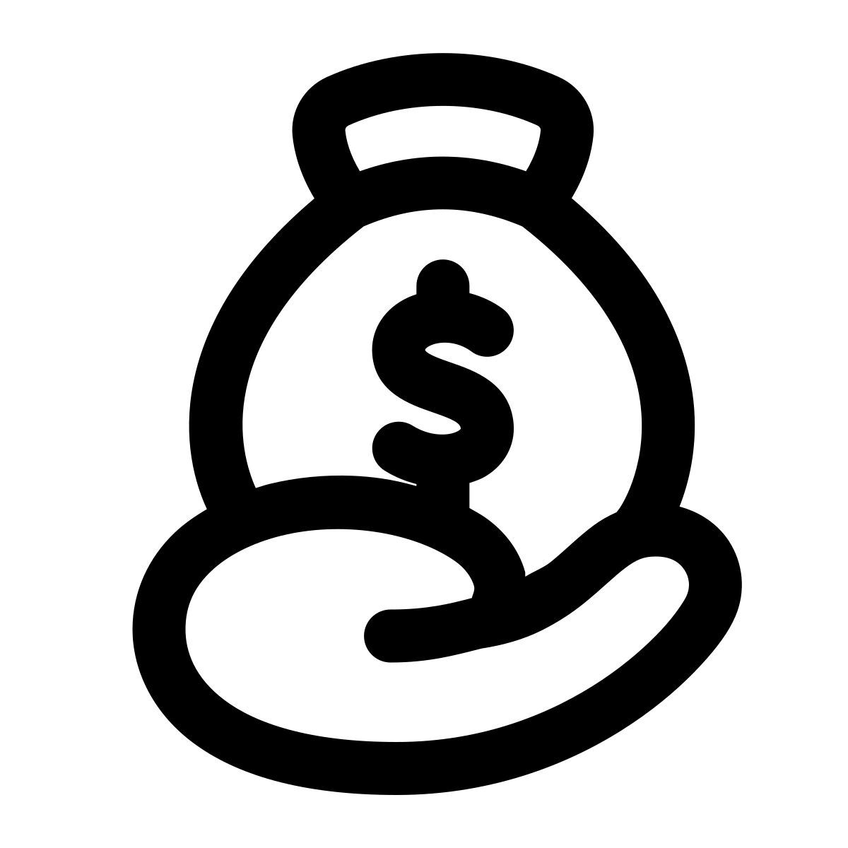 puffy outline style 蓄積する icon