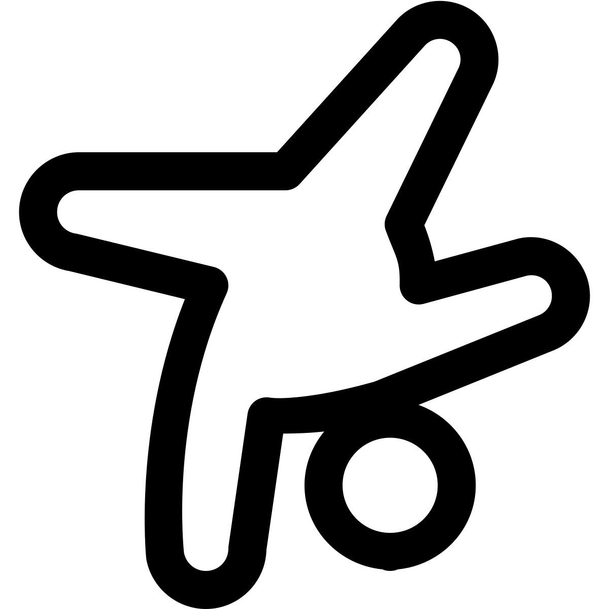 puffy outline style 杂技 icon