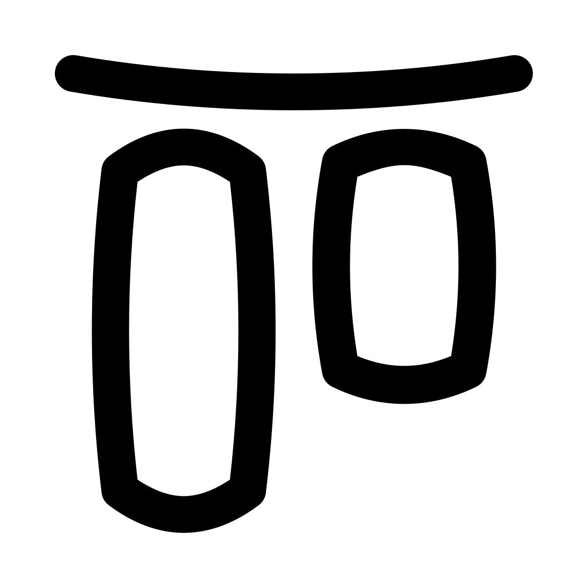 puffy outline style 톱을 맞 춥니 다 icon