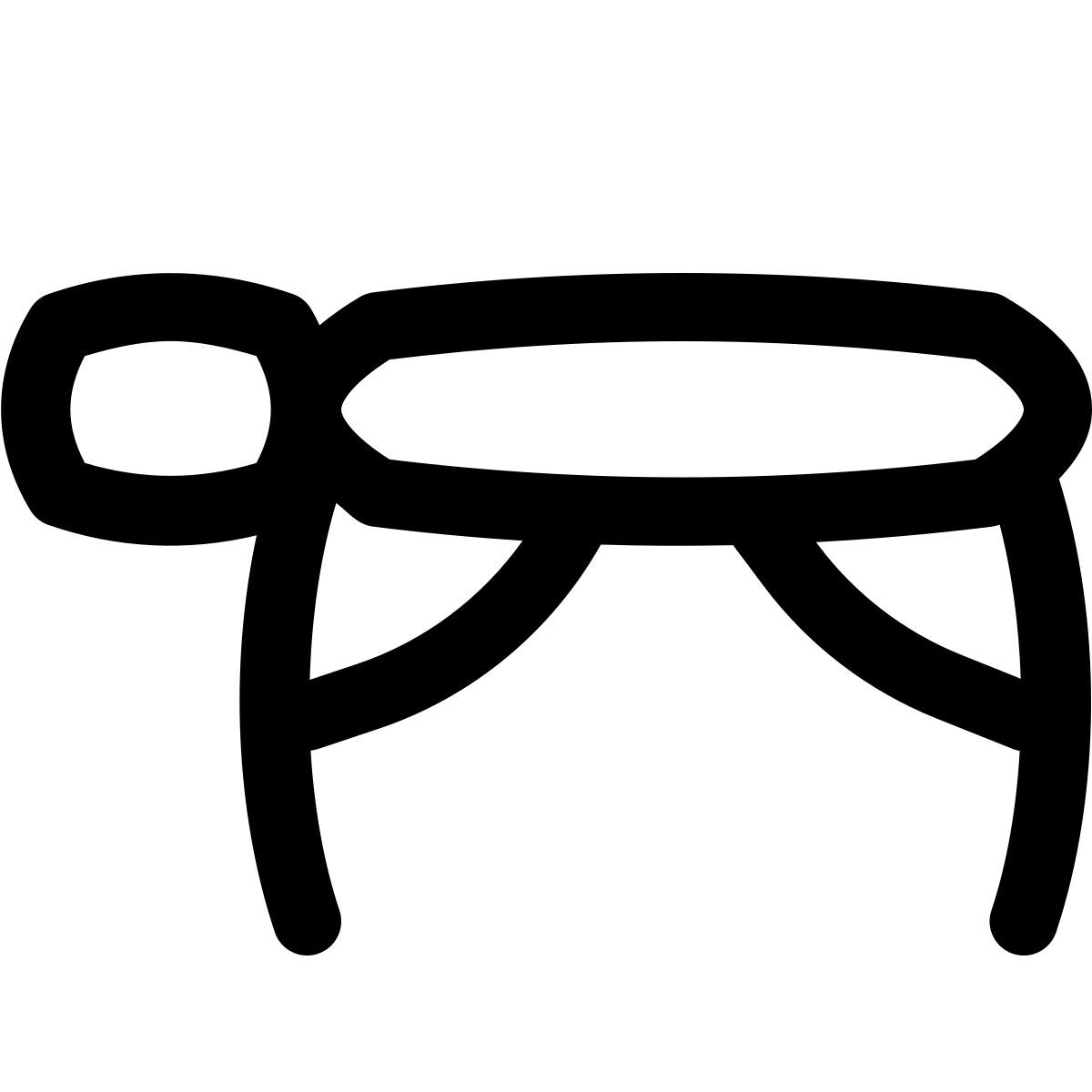 puffy outline style алюминиевый массажный стол icon