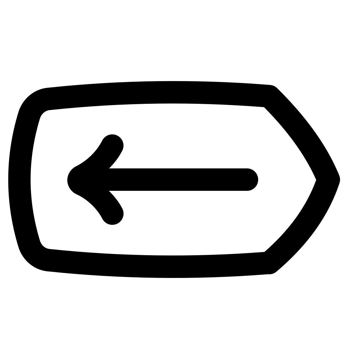 puffy outline style ambiguo icon
