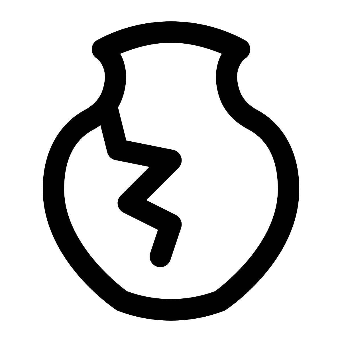 puffy outline style археология icon