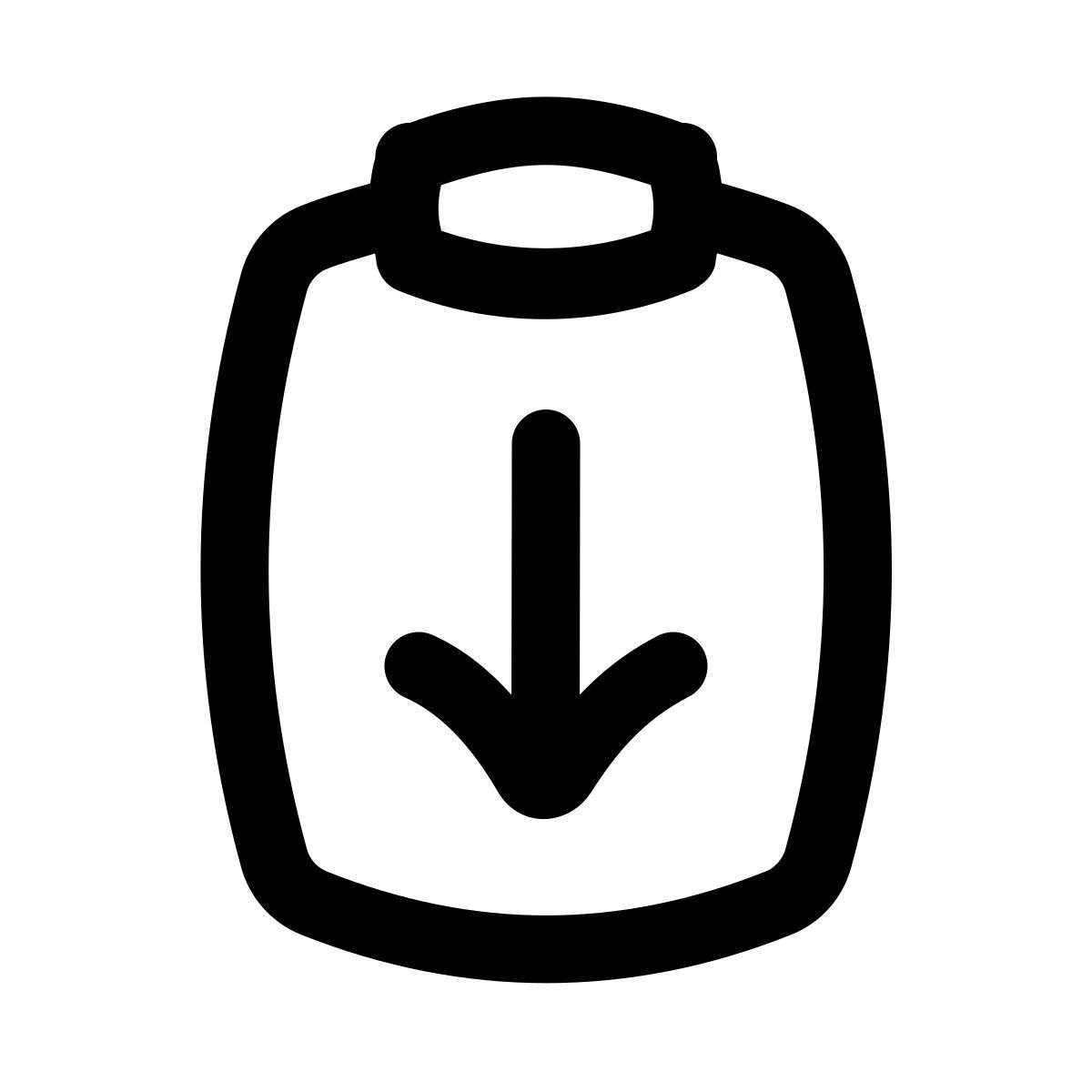 puffy outline style 注意 icon