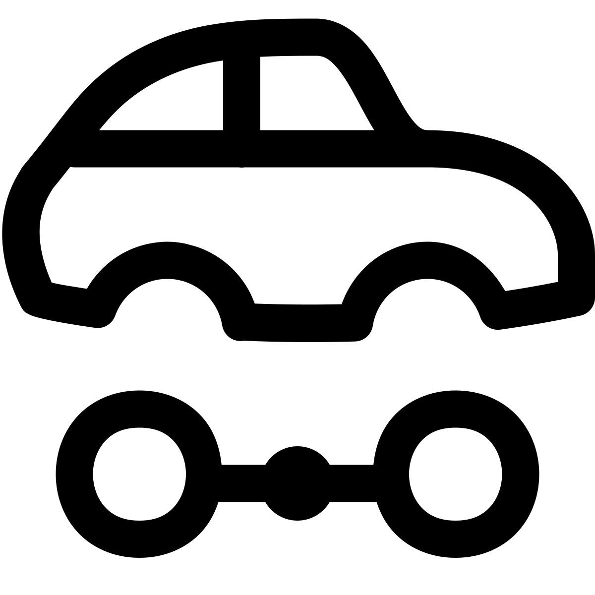 puffy outline style auto icon