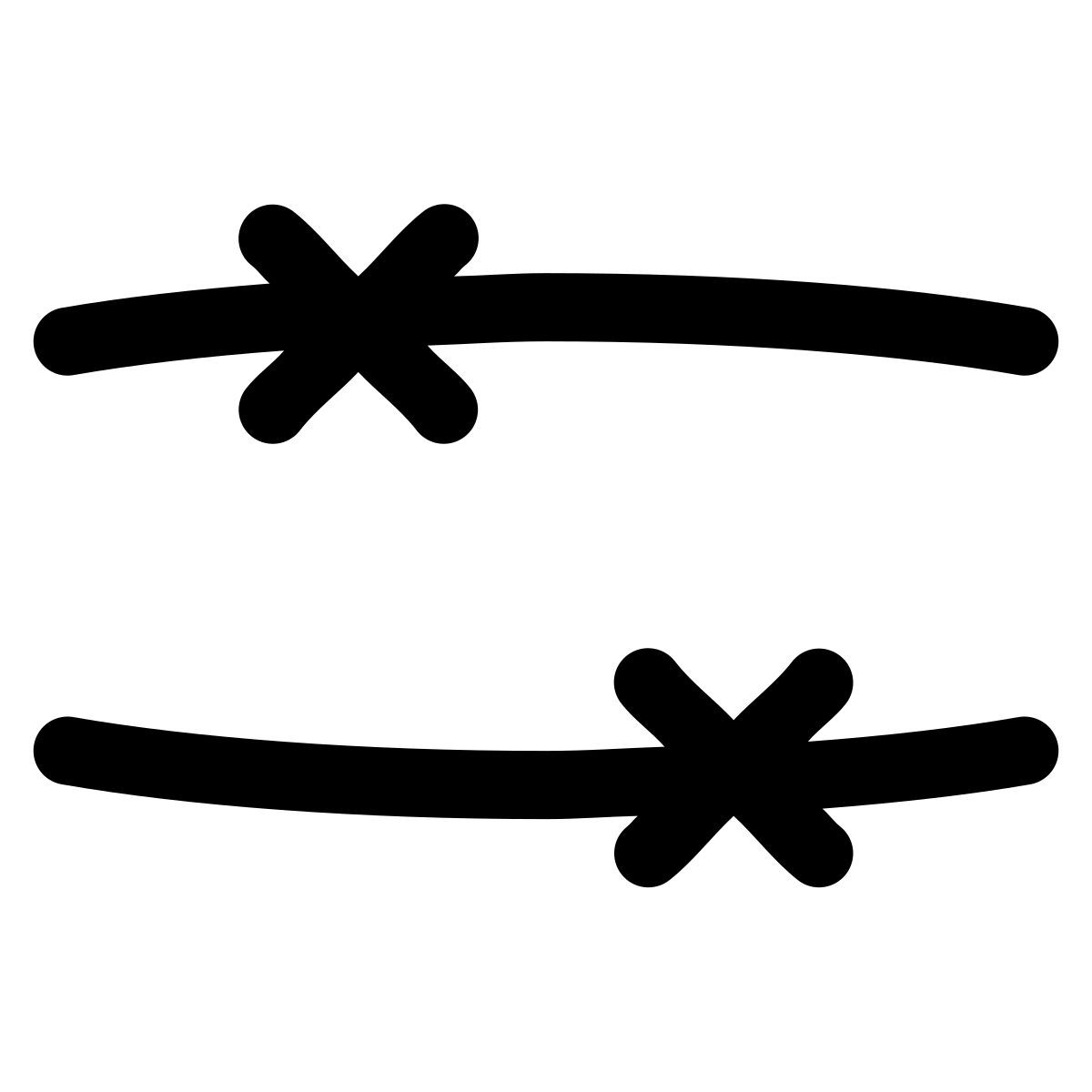 puffy outline style filo spinato icon