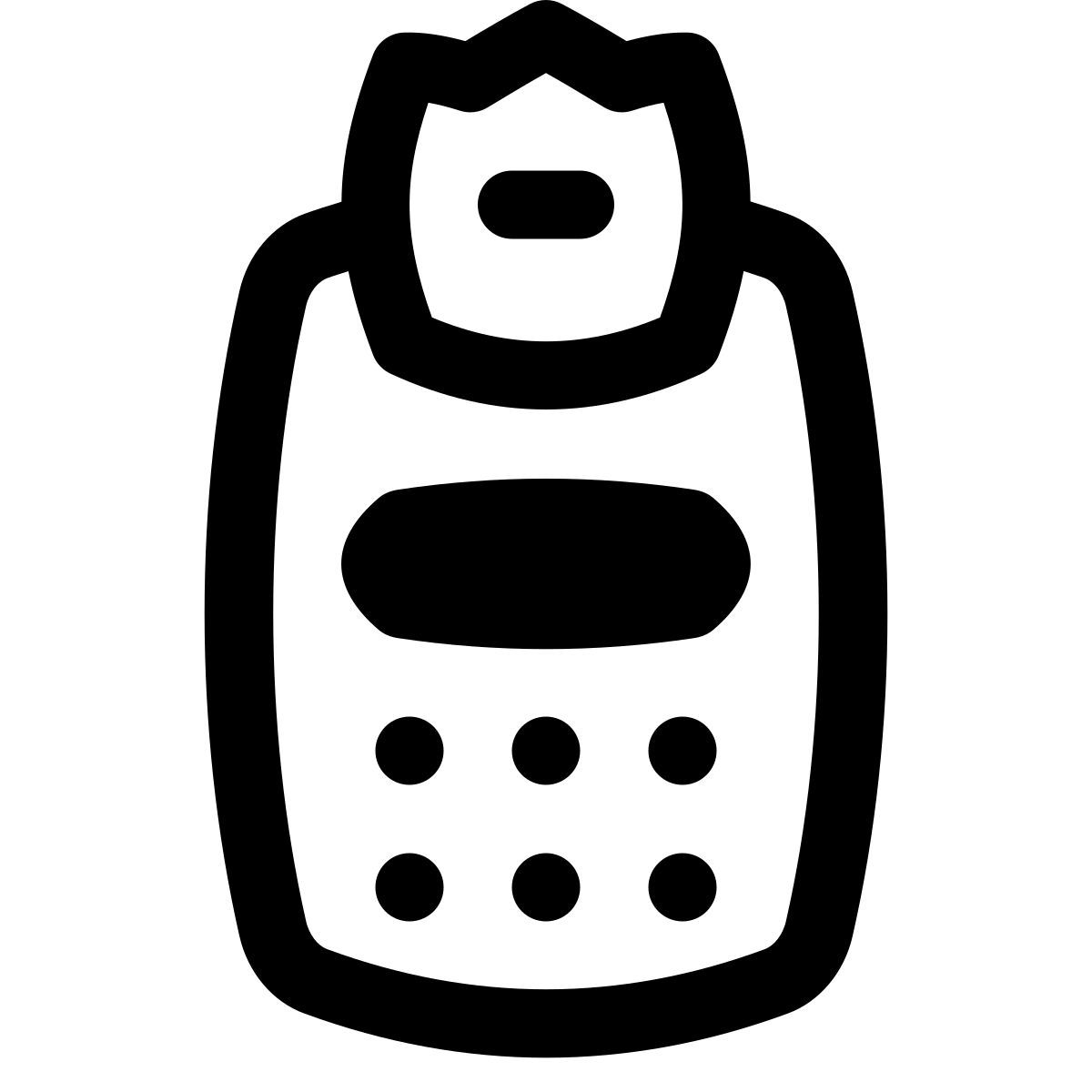 puffy outline style терминал для оплаты icon