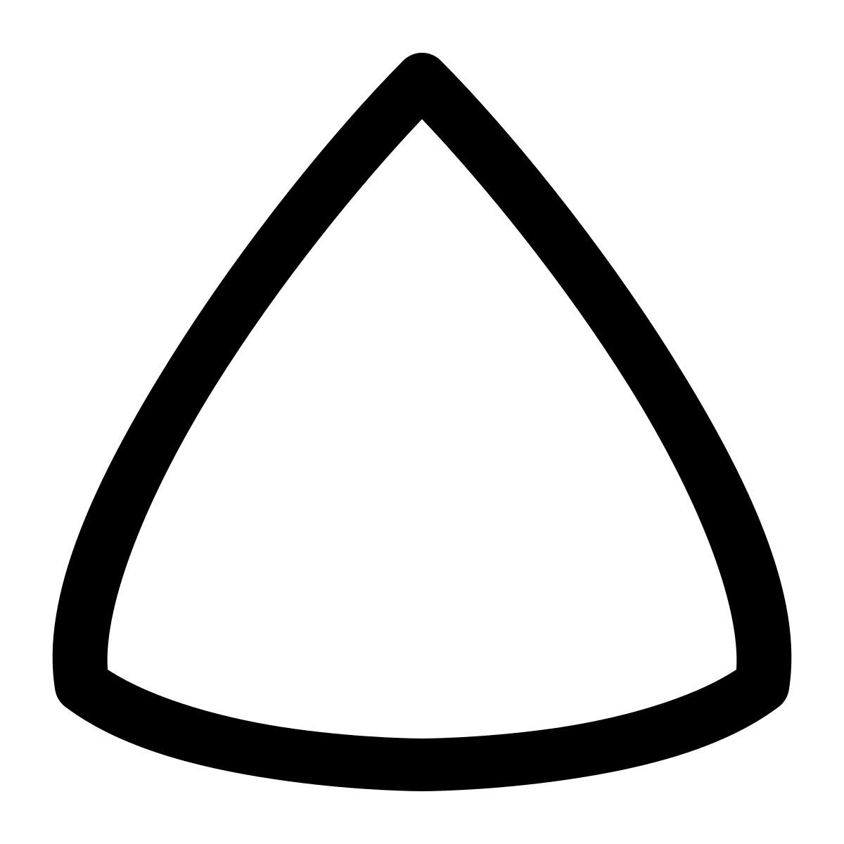 puffy outline style eau de javel icon