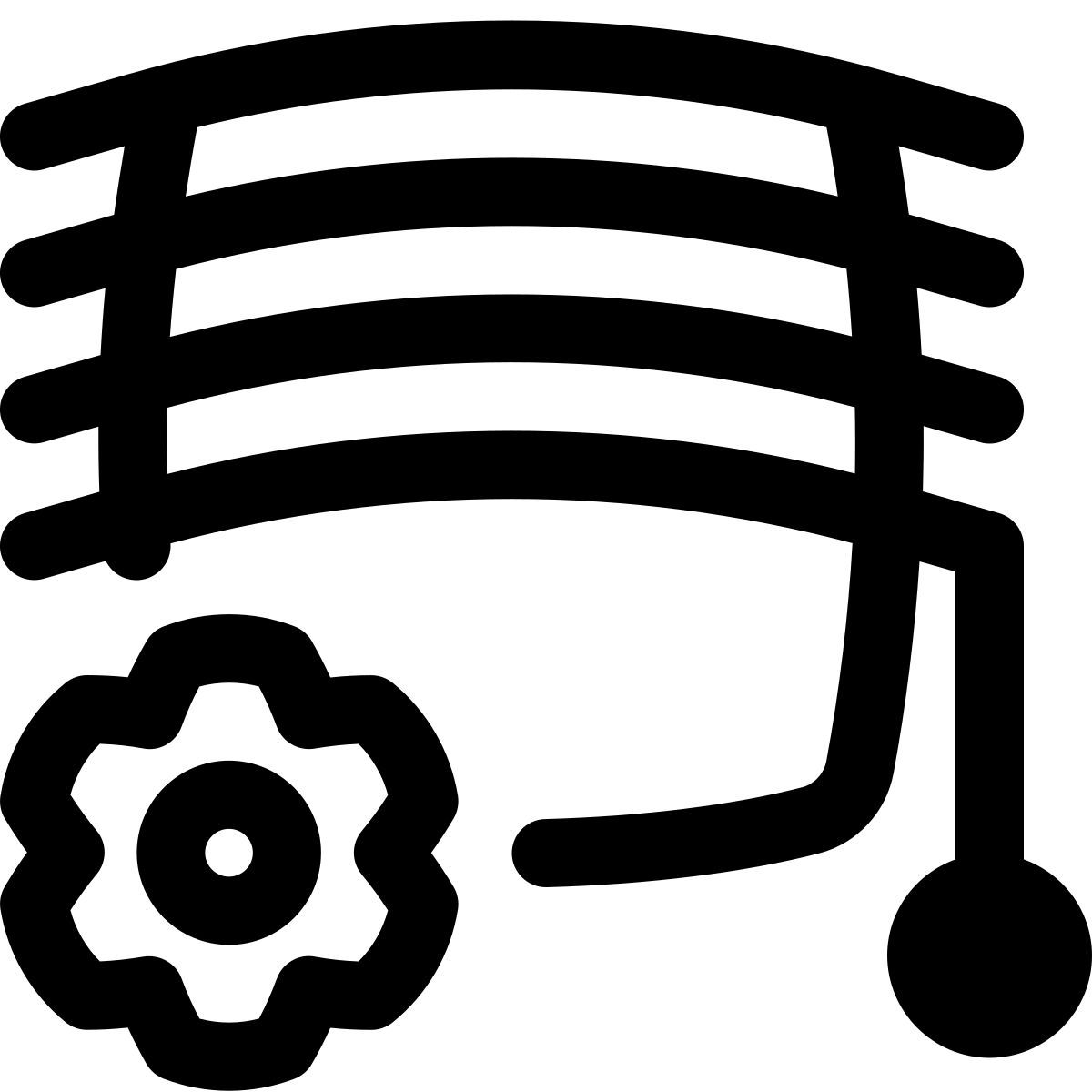puffy outline style жалюзи в автоматическом режиме icon