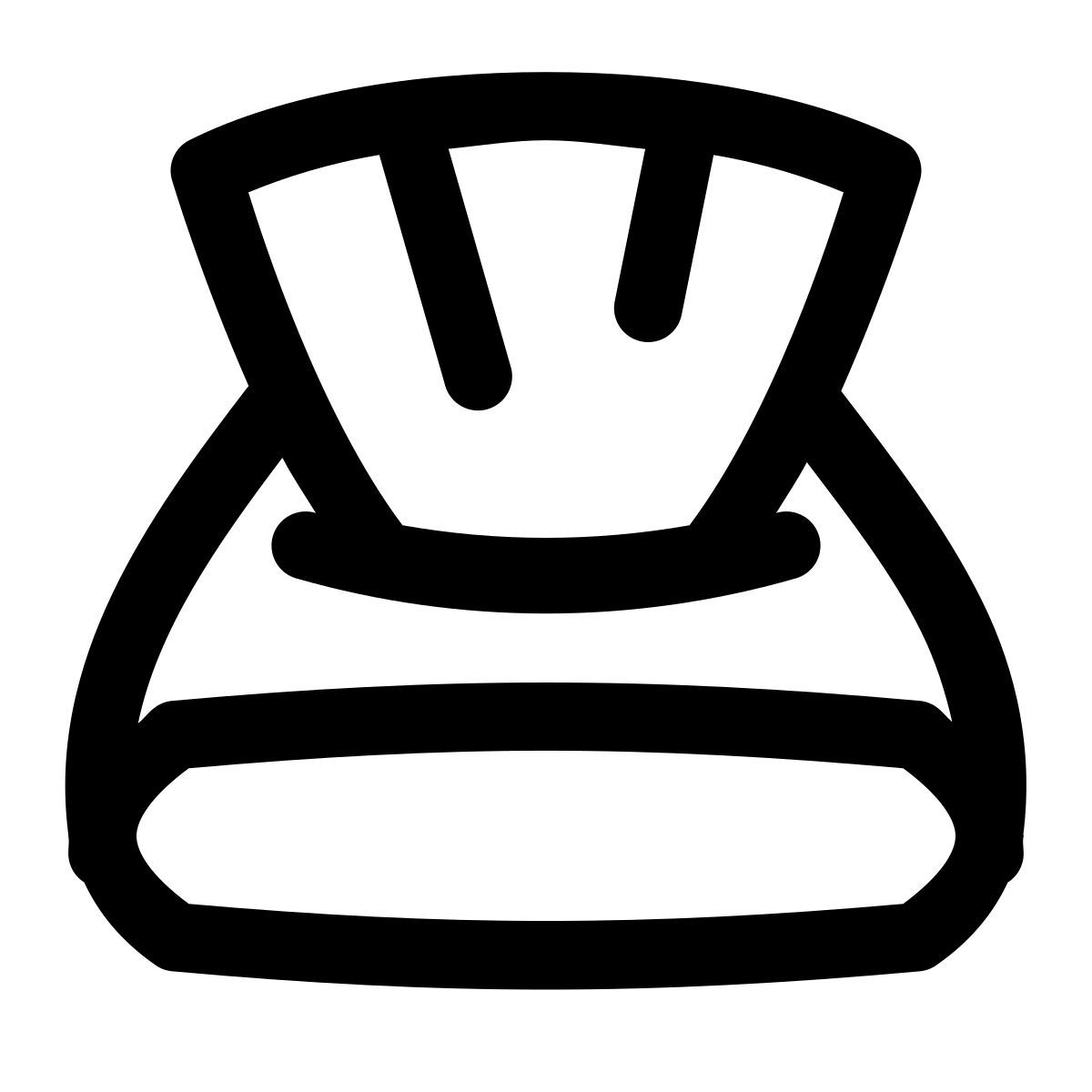 puffy outline style papier de boîte icon