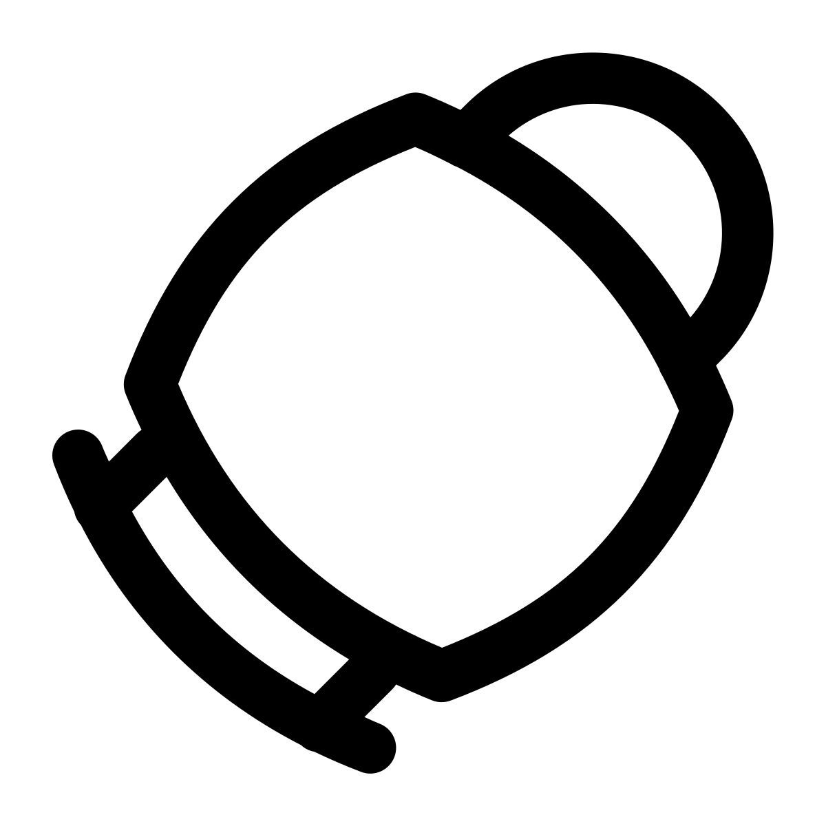 puffy outline style bala icon