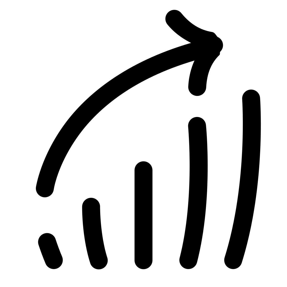 puffy outline style 완고한 icon