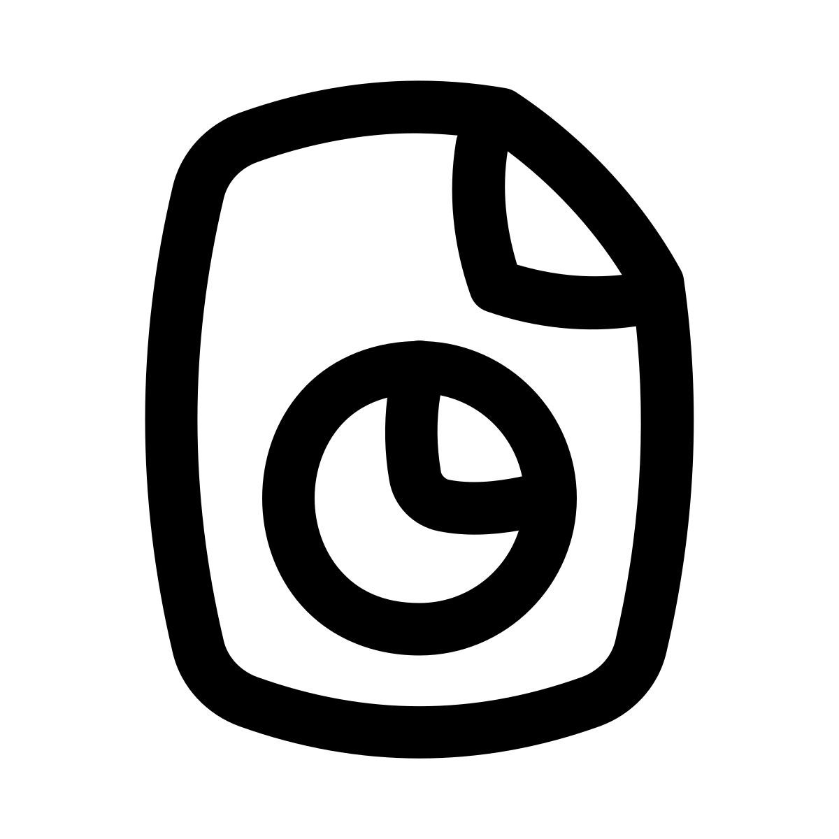 puffy outline style 业务报告 icon