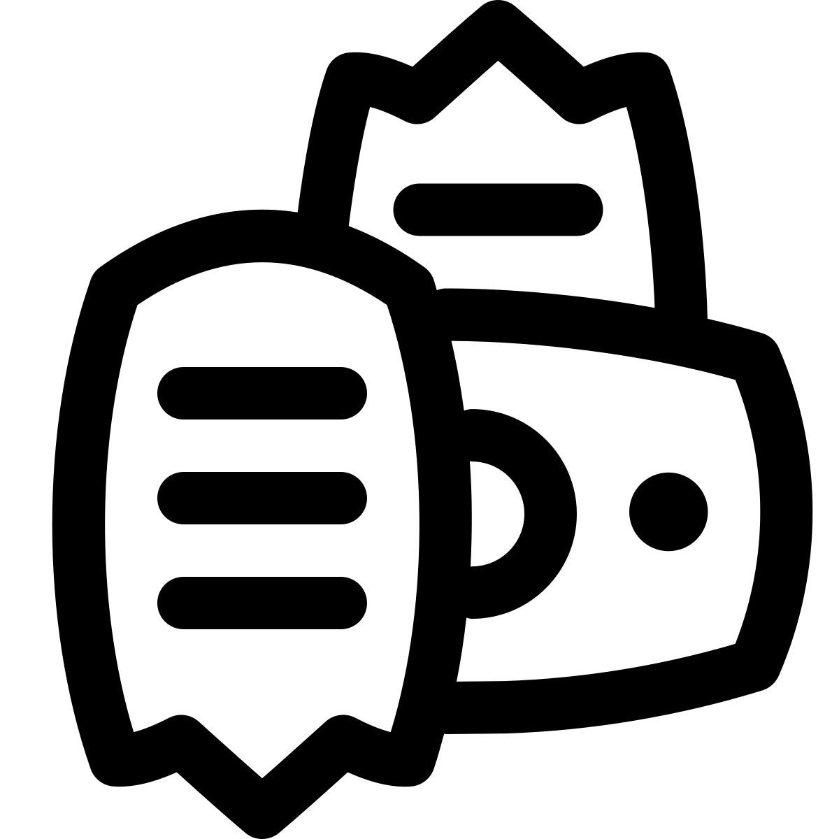 puffy outline style kaufen für bargeld icon