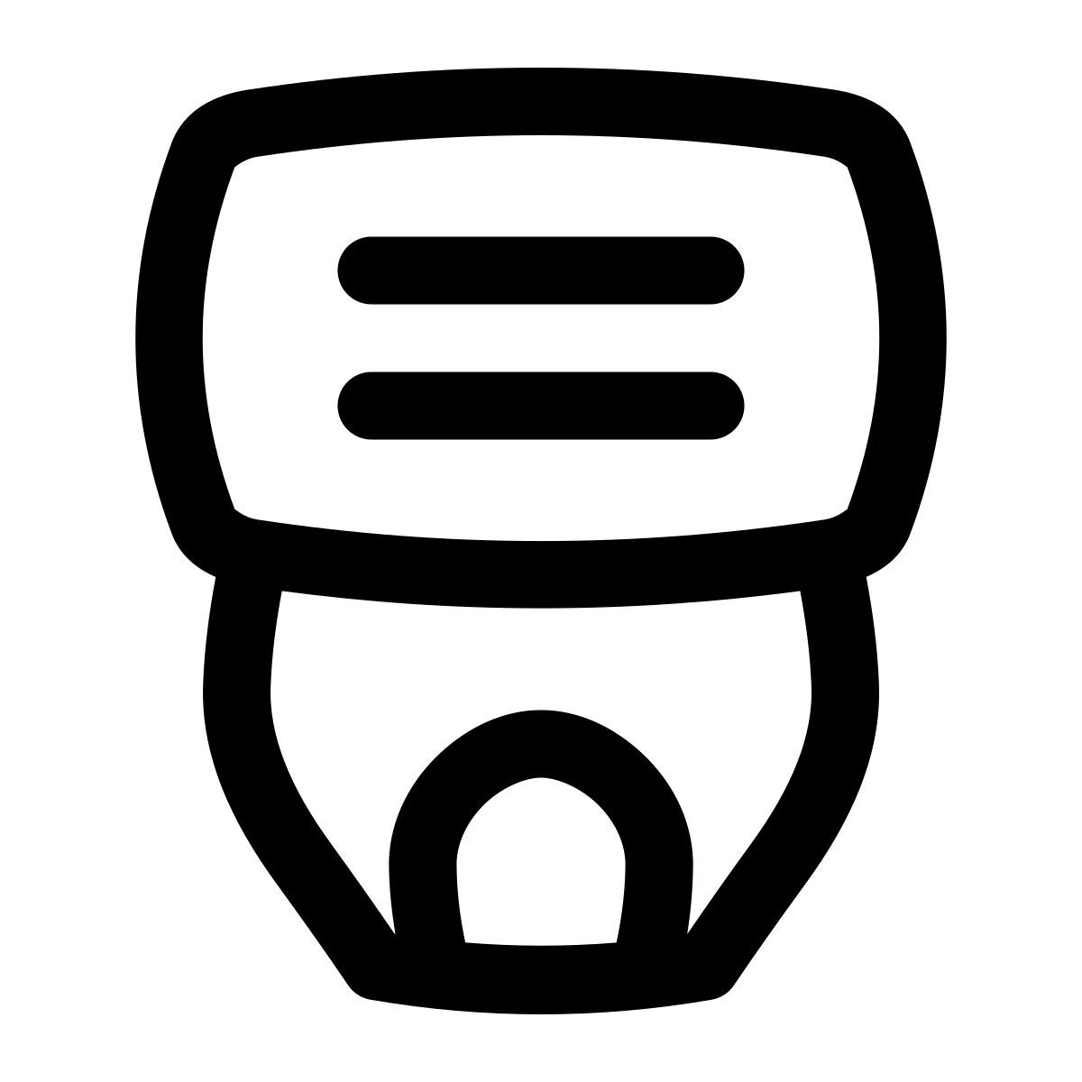 puffy outline style flash della macchina fotografica icon