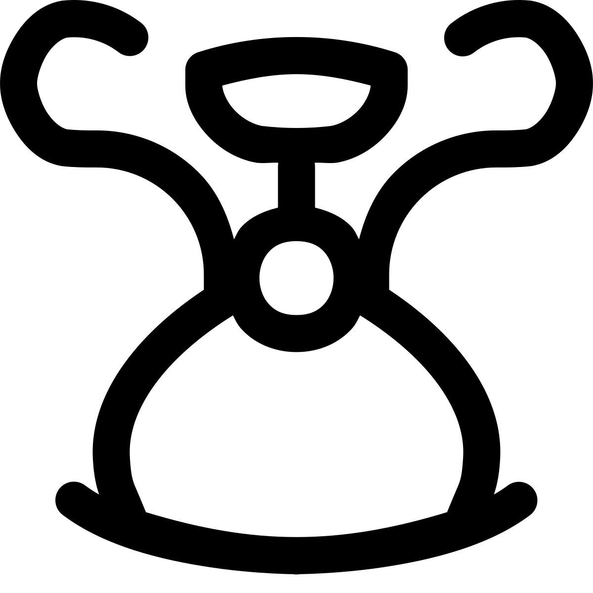 puffy outline style キャンプガスバーナー icon