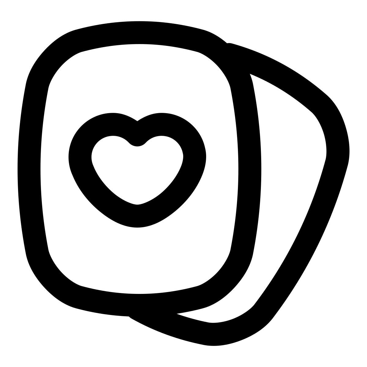 puffy outline style карты icon