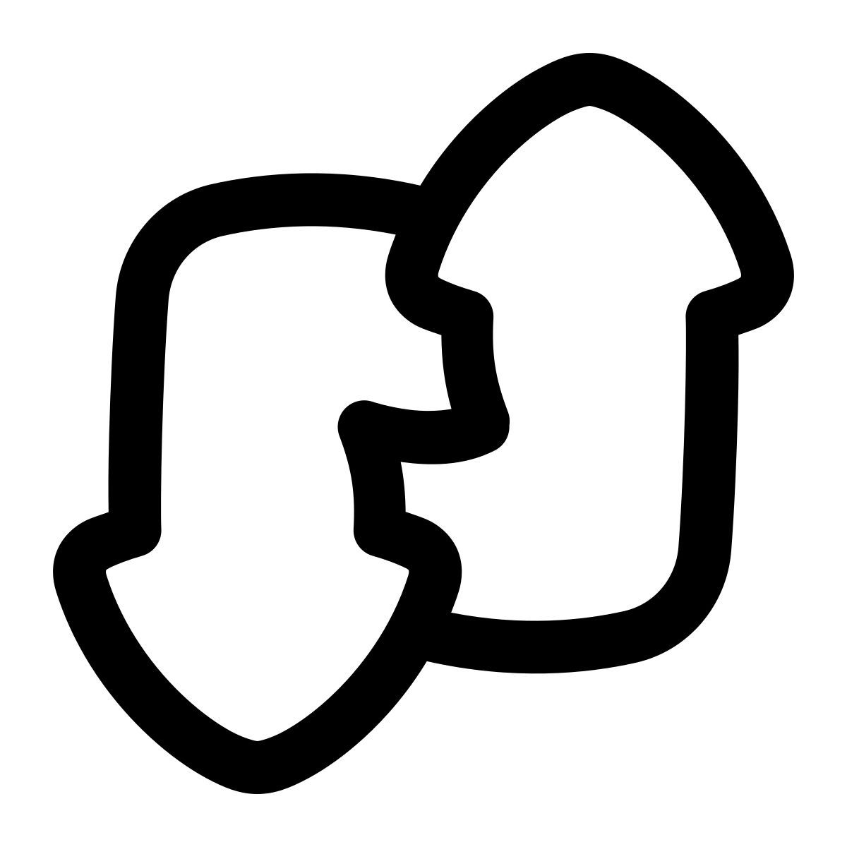 puffy outline style 変換 icon