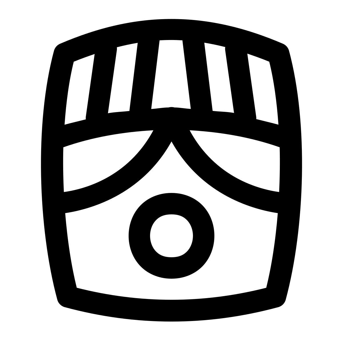 puffy outline style maço de cigarros icon