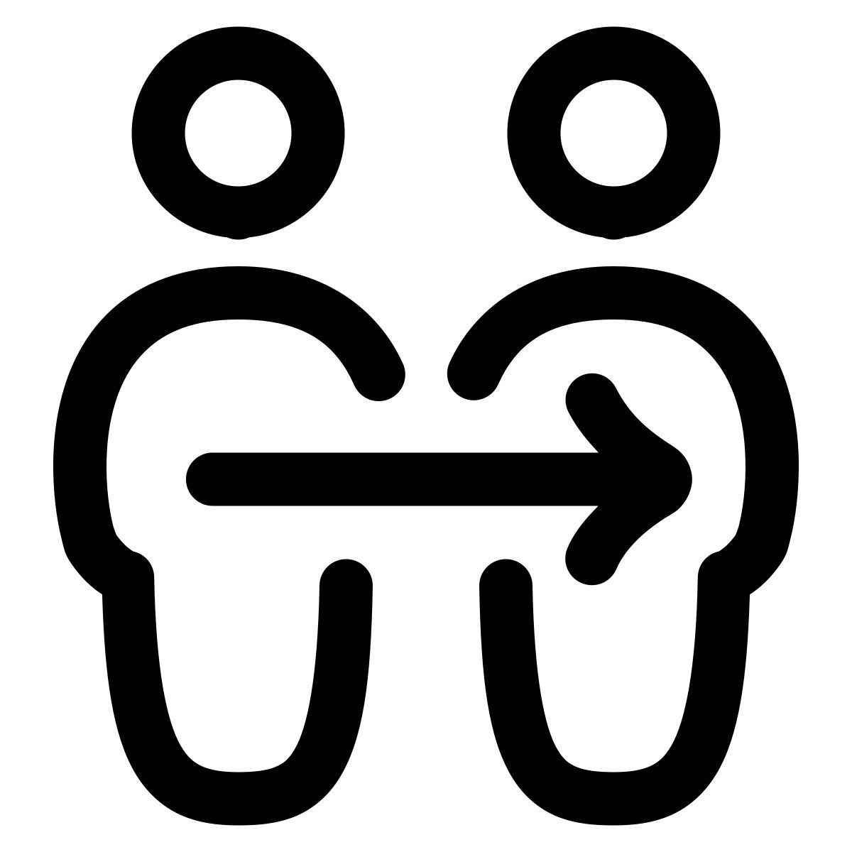 puffy outline style clone icon