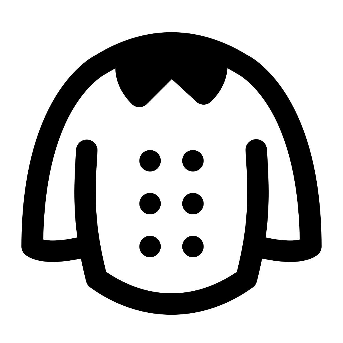 puffy outline style capa icon