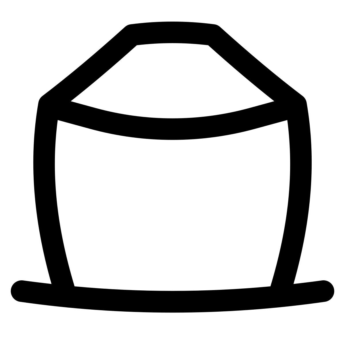 puffy outline style coffee capsule icon