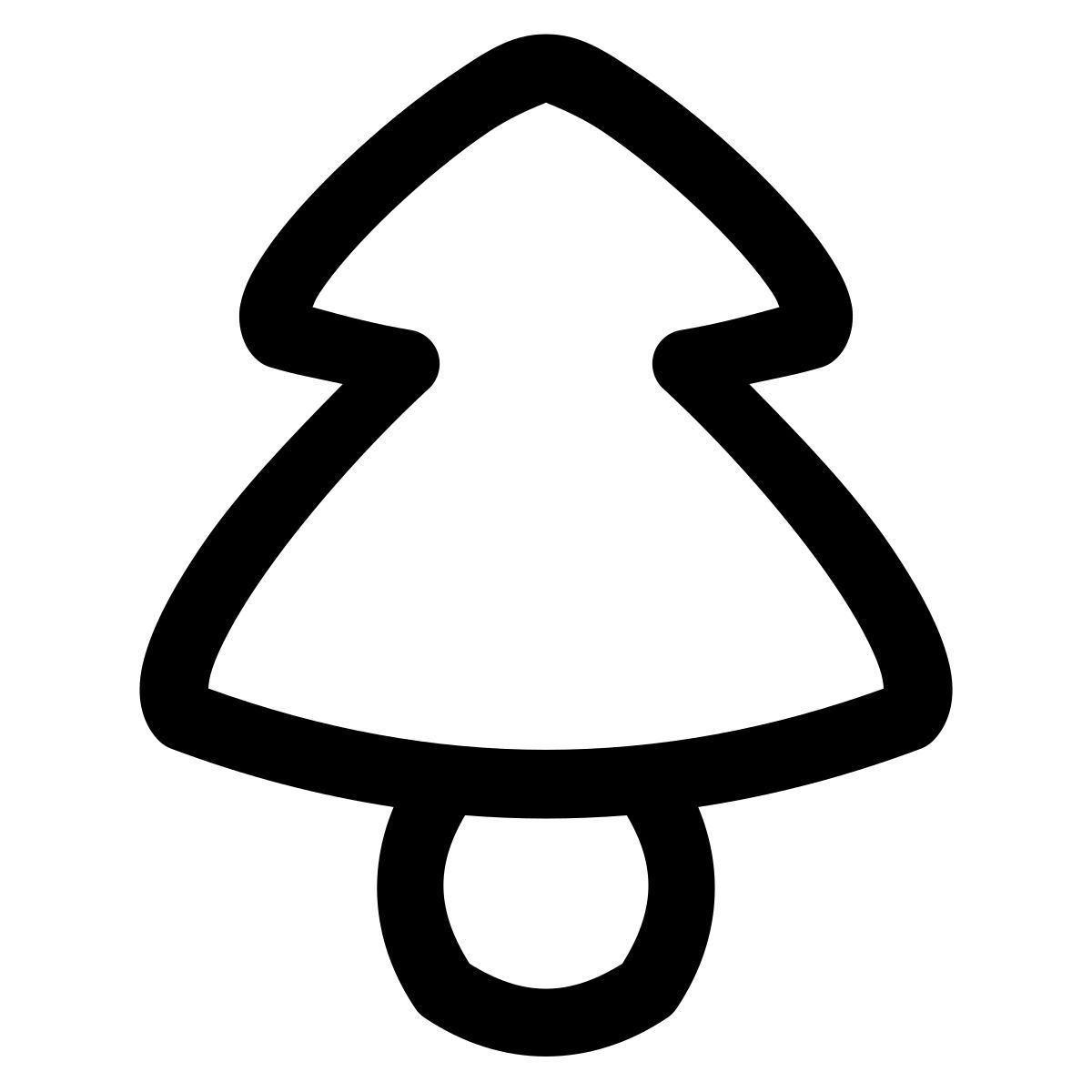 puffy outline style kiefer icon