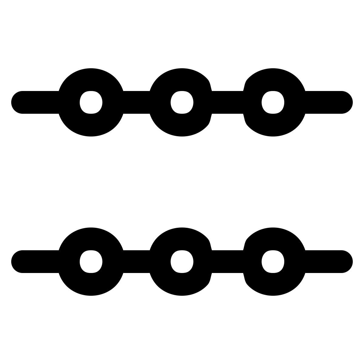 puffy outline style connected no data icon