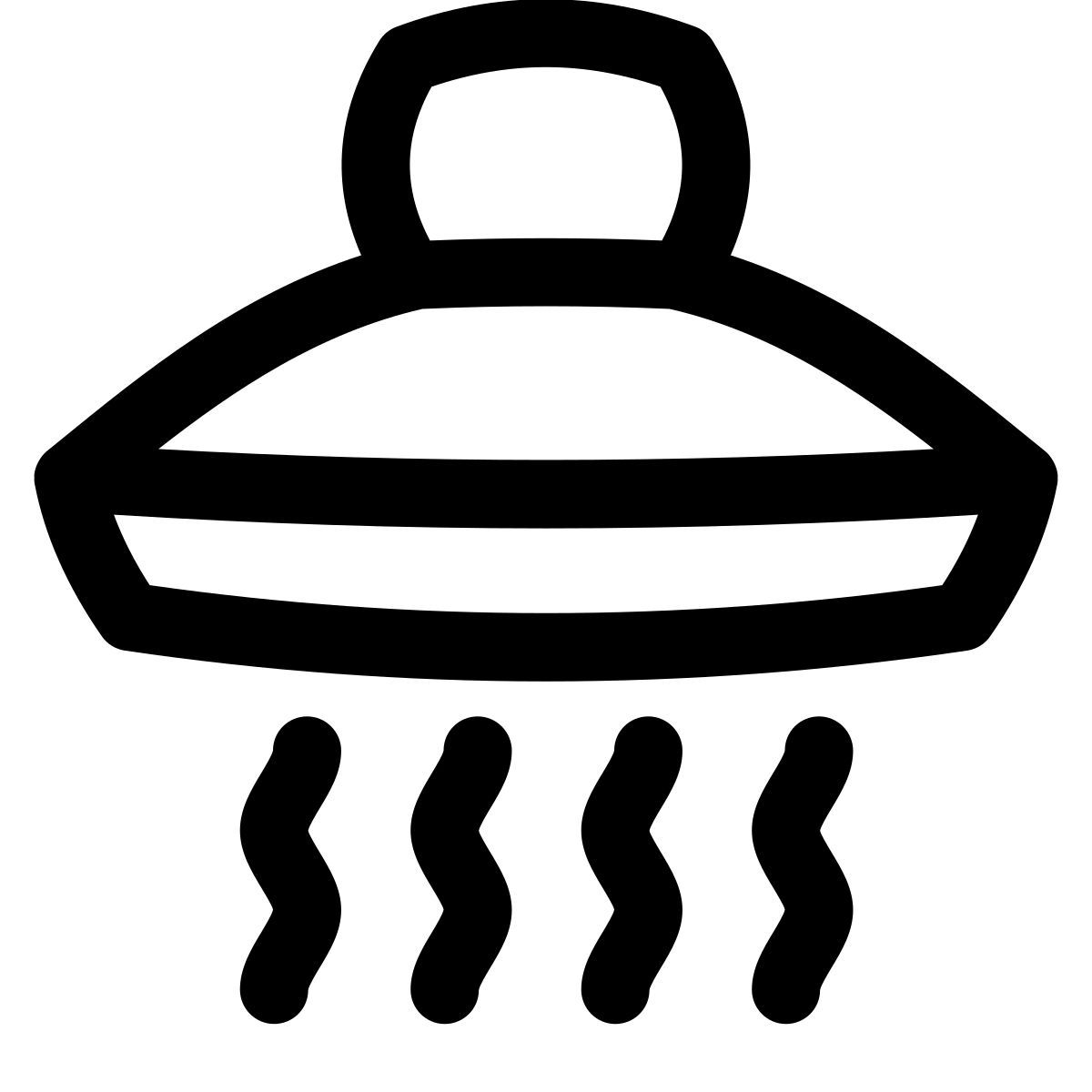 puffy outline style vent icon