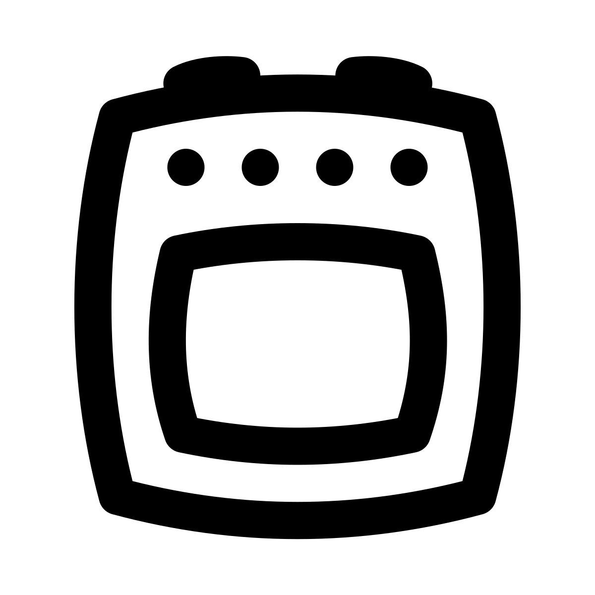 puffy outline style 요리 도구 icon