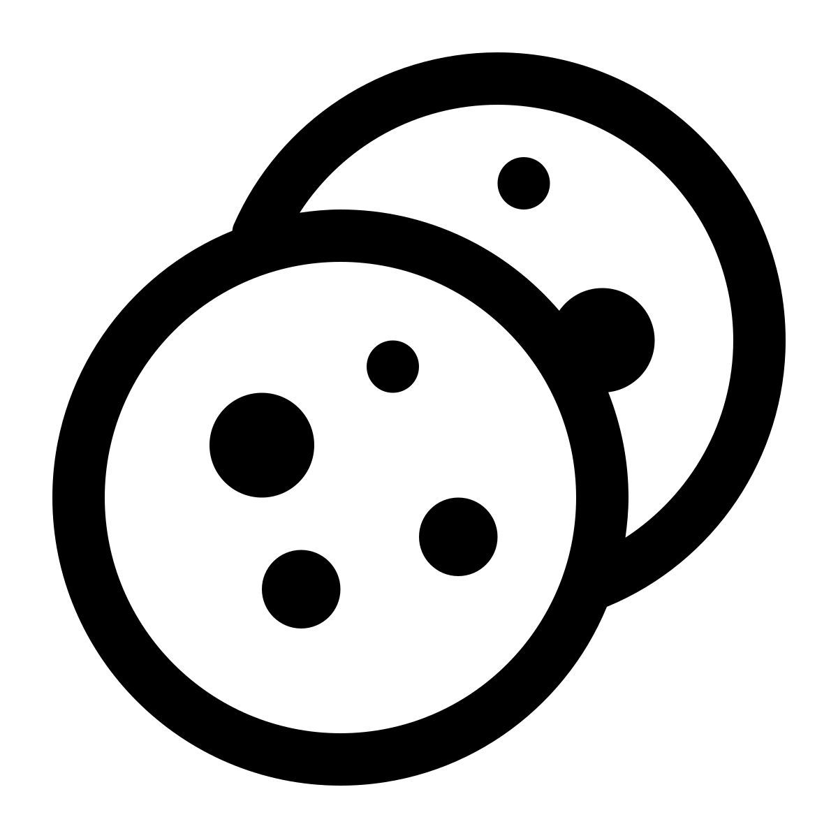 puffy outline style печенье icon