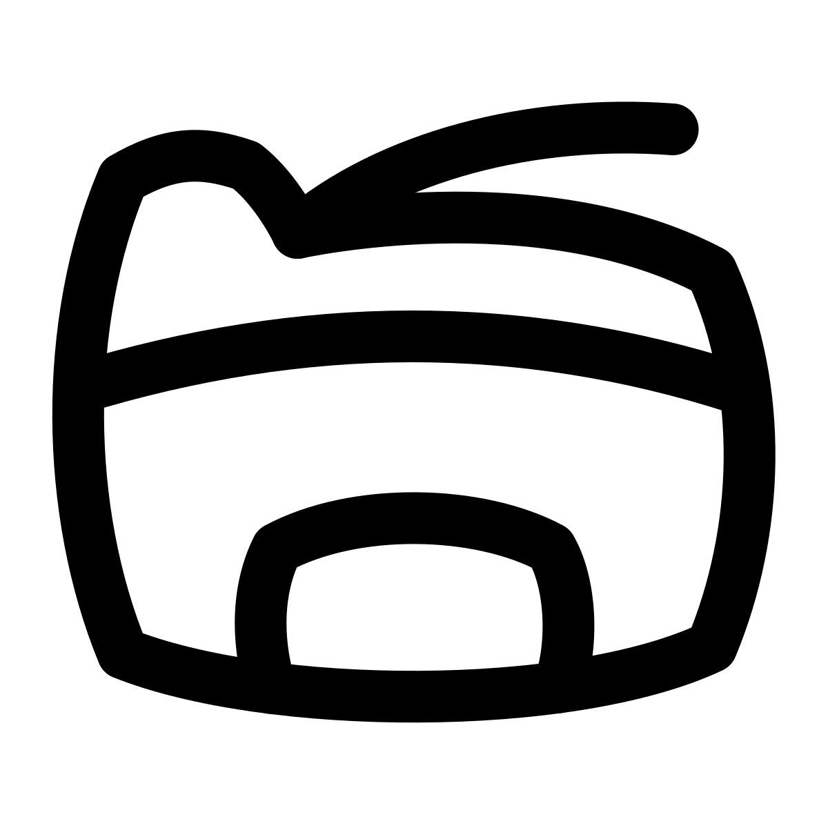 puffy outline style copia icon