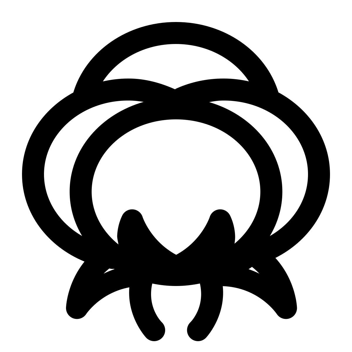 puffy outline style cotone icon