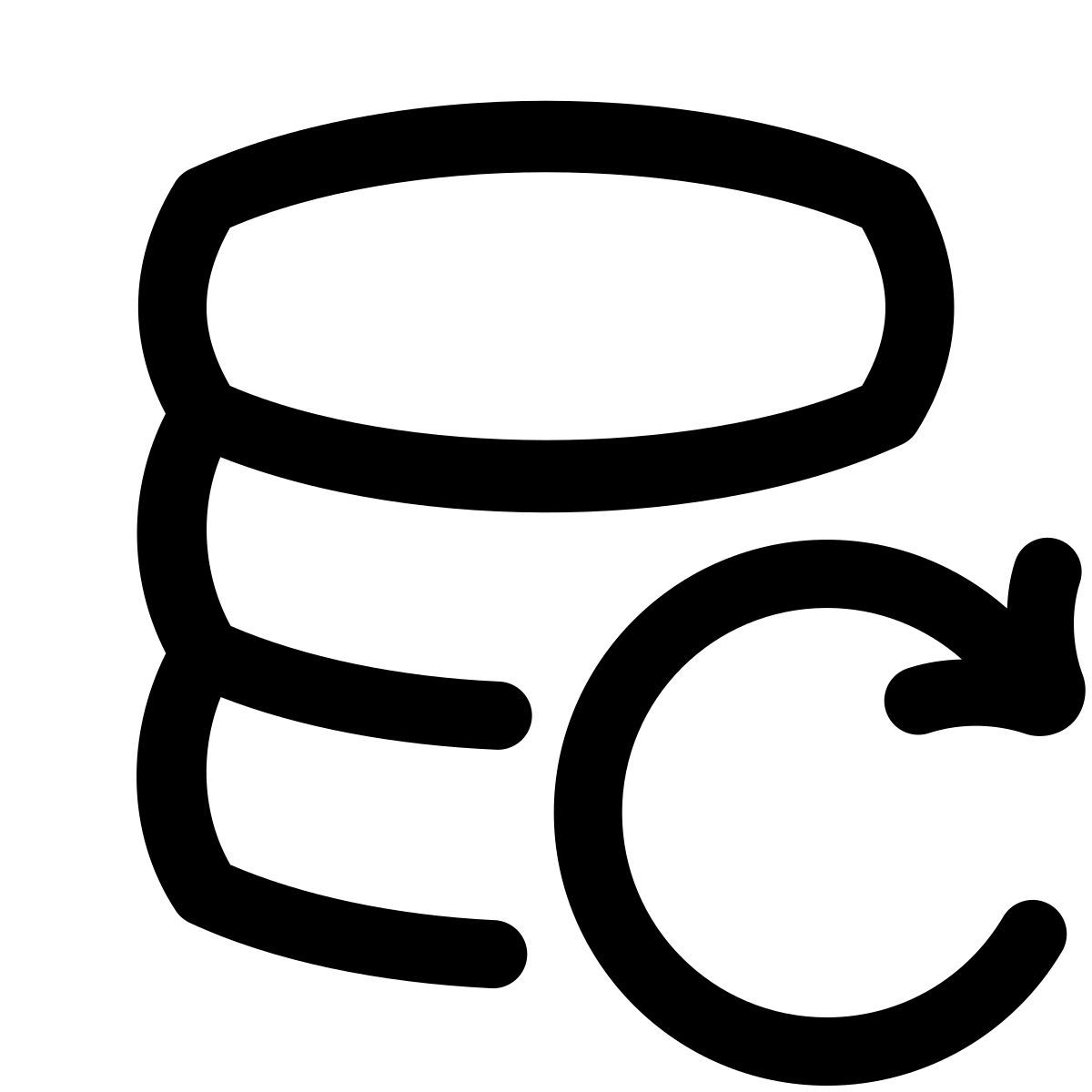 puffy outline style 数据备份 icon