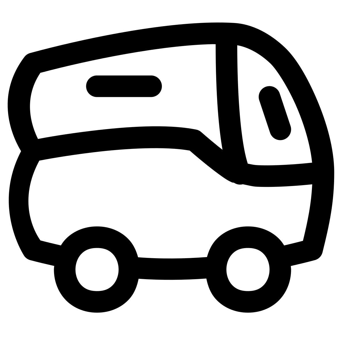 puffy outline style robot de reparto icon