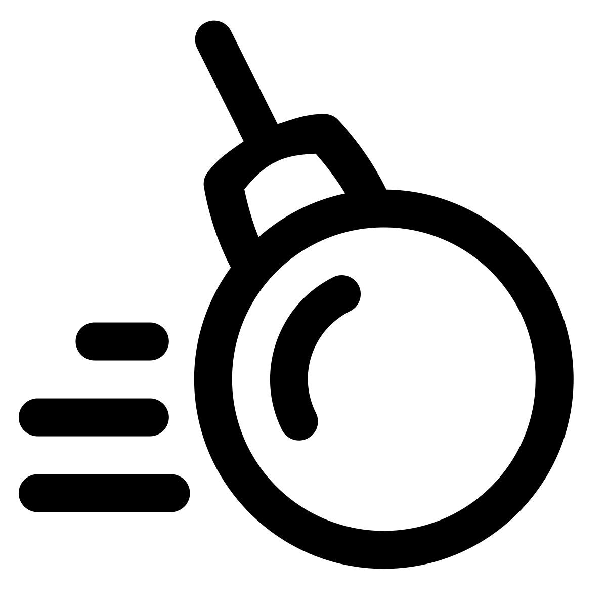 puffy outline style 拆除挖掘机 icon