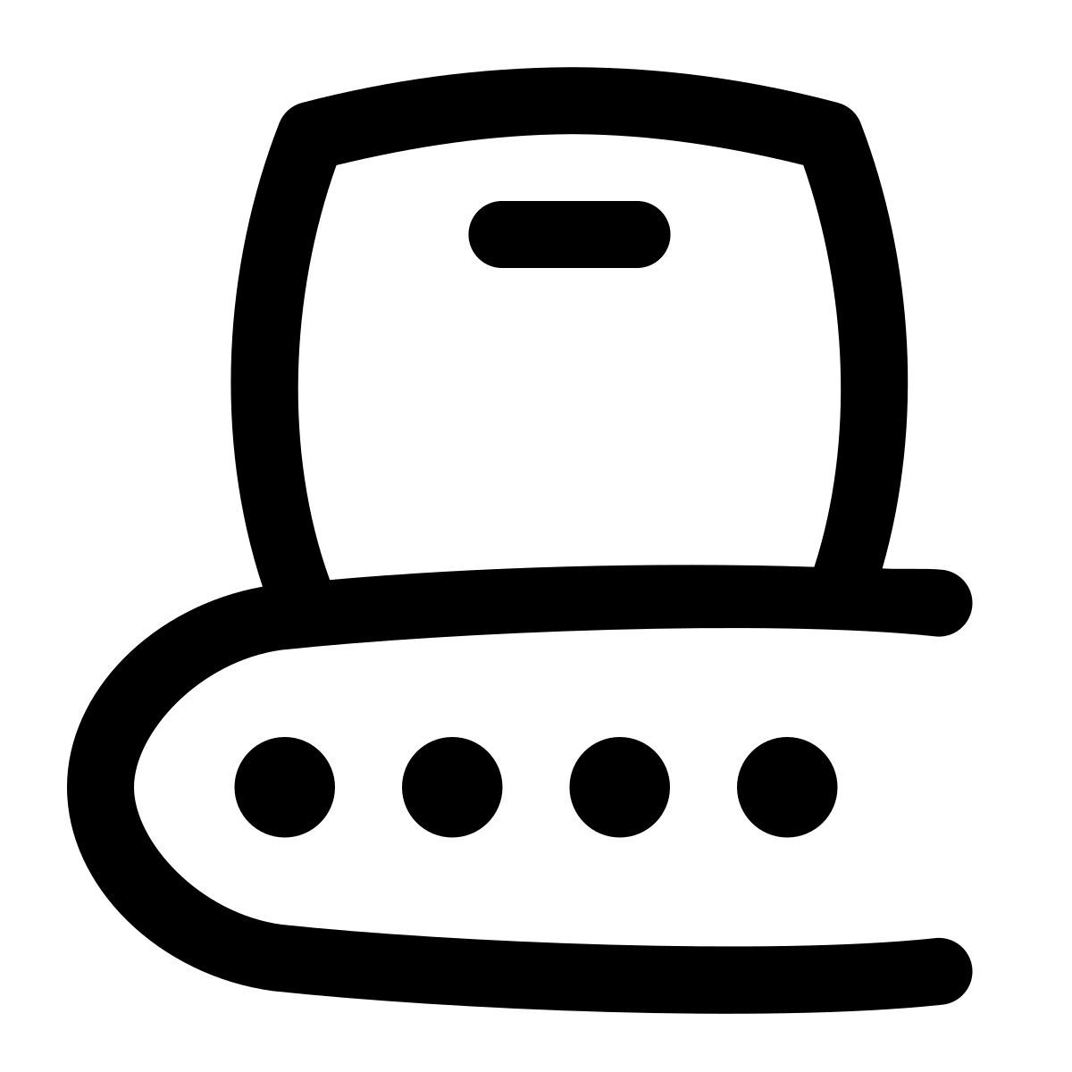 puffy outline style distribuzione icon