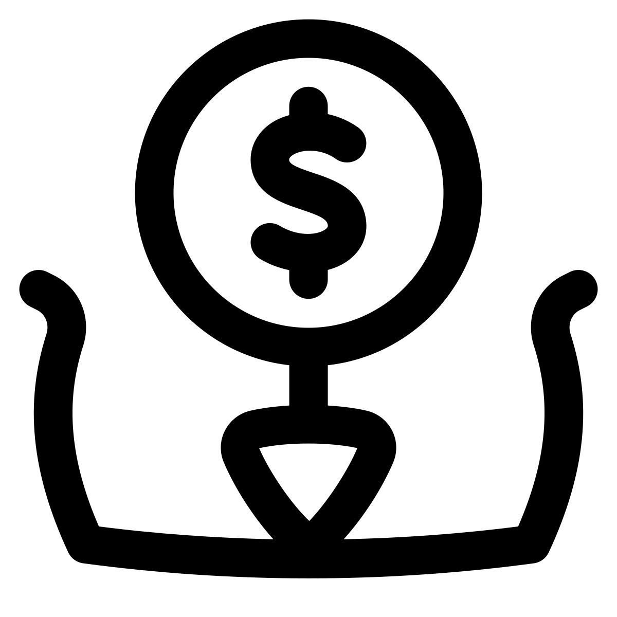 puffy outline style депозит icon