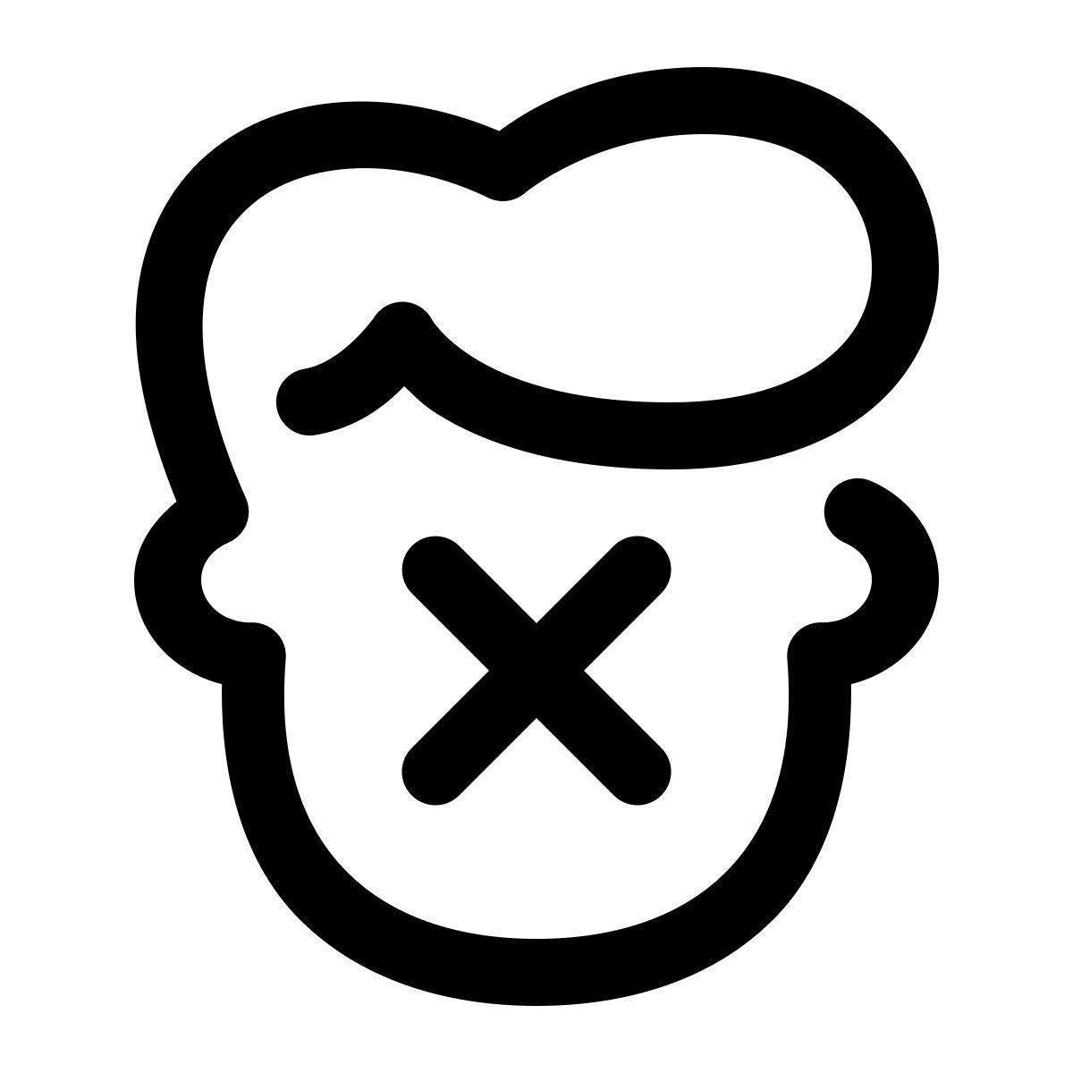 puffy outline style 不承認 icon