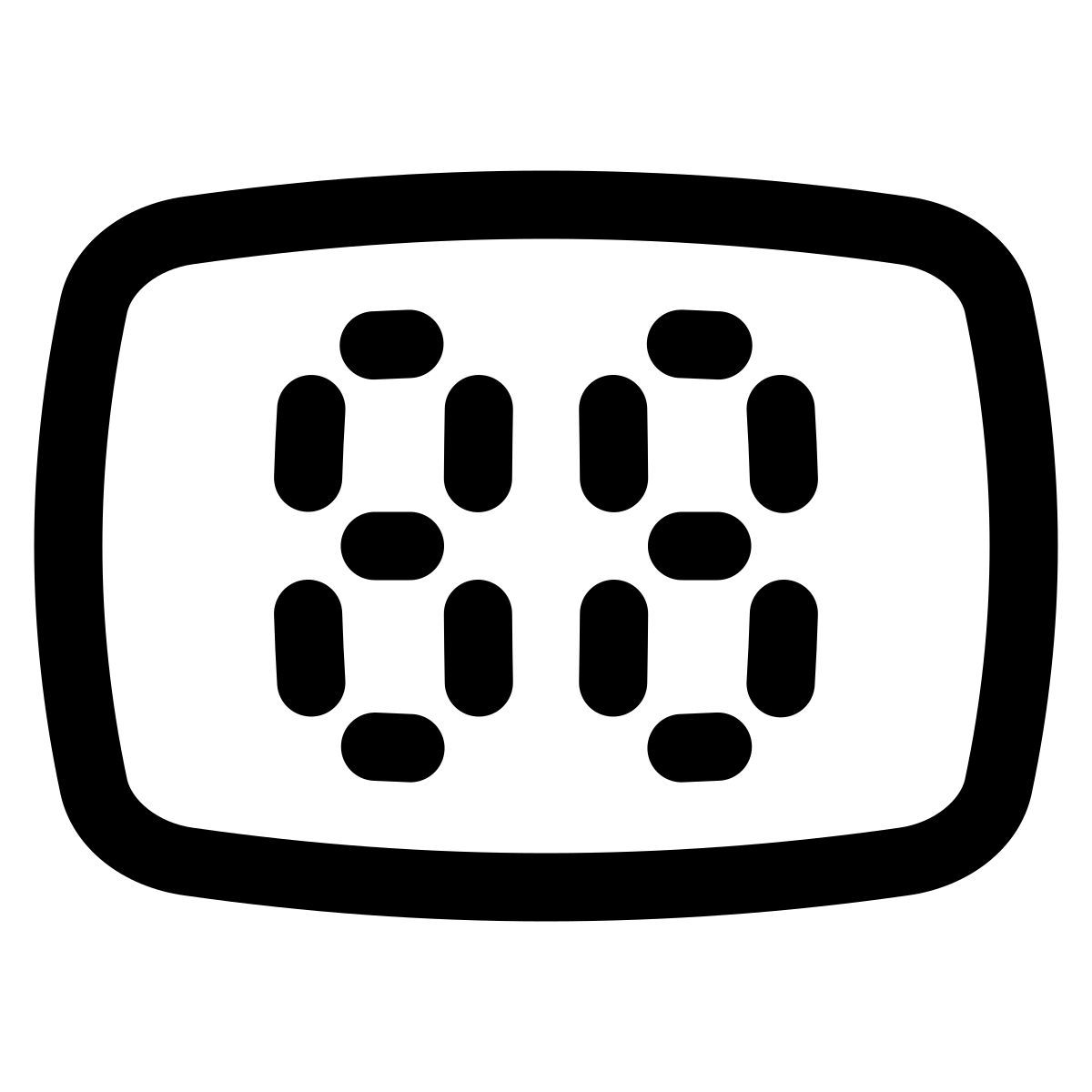 puffy outline style display icon