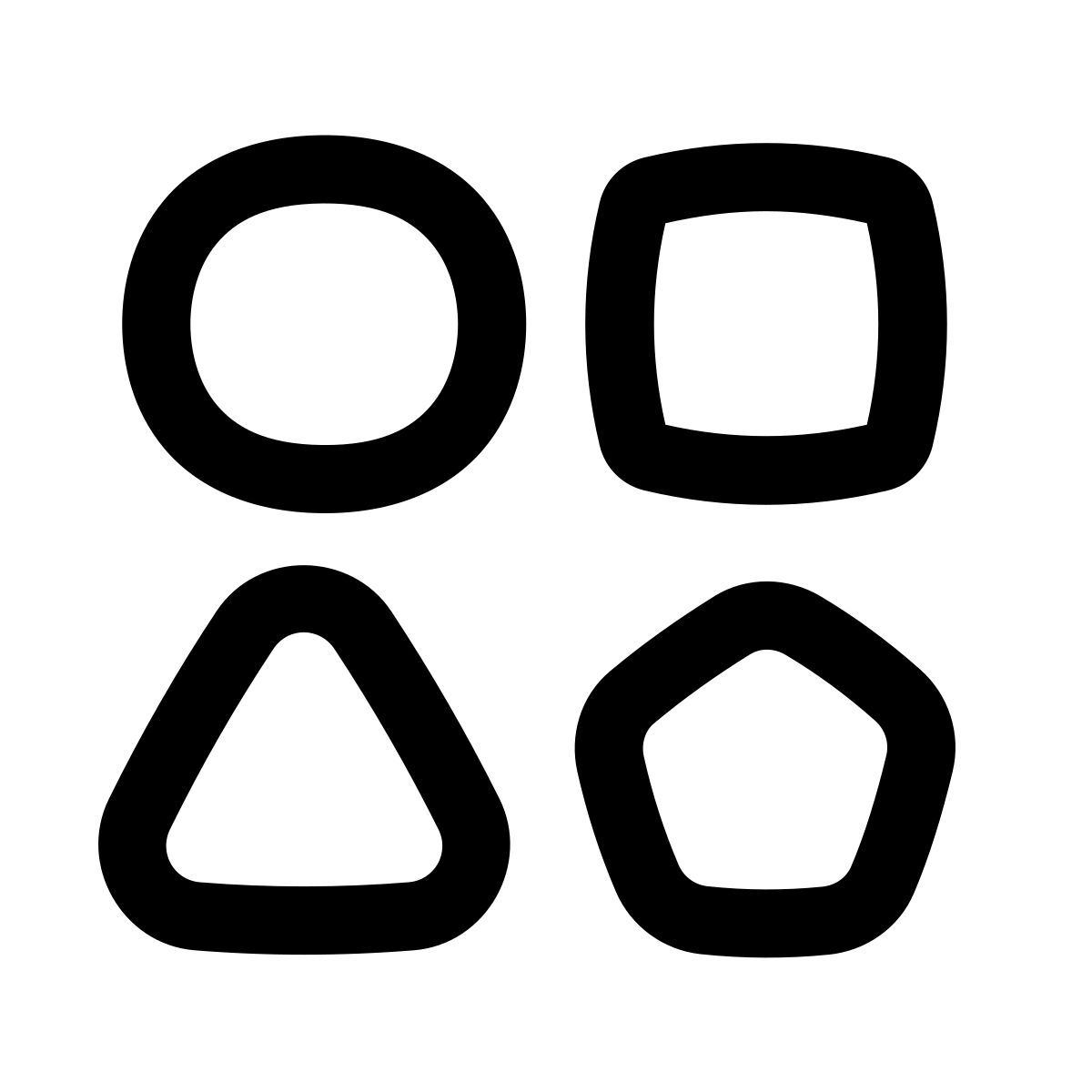 puffy outline style diversité icon