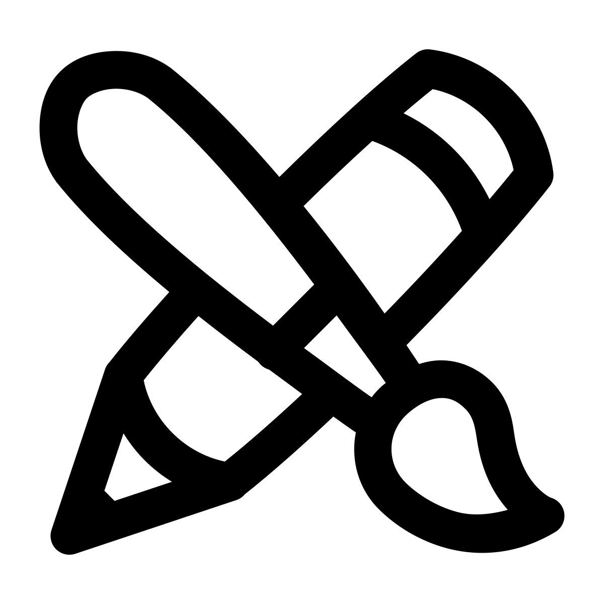 puffy outline style dessin icon