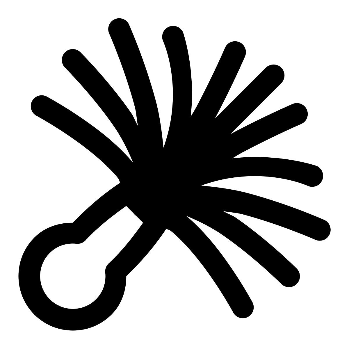 puffy outline style 掸 icon
