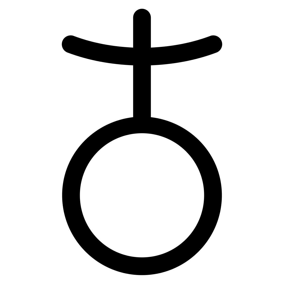 puffy outline style símbolo da terra icon