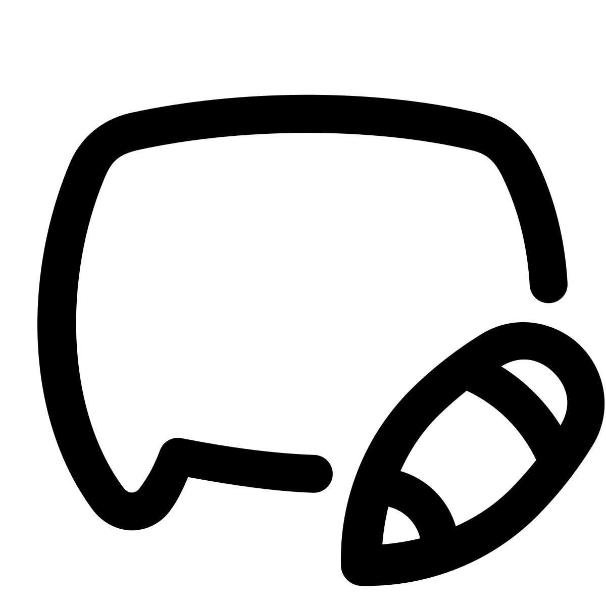 puffy outline style 编辑聊天记录 icon